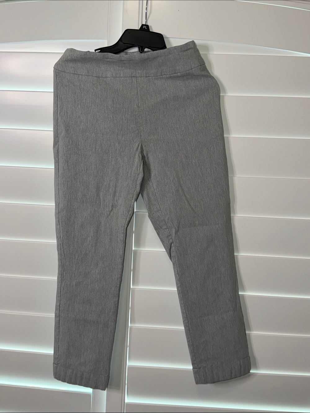 Tribal Gray Cropped Pull-On Pants